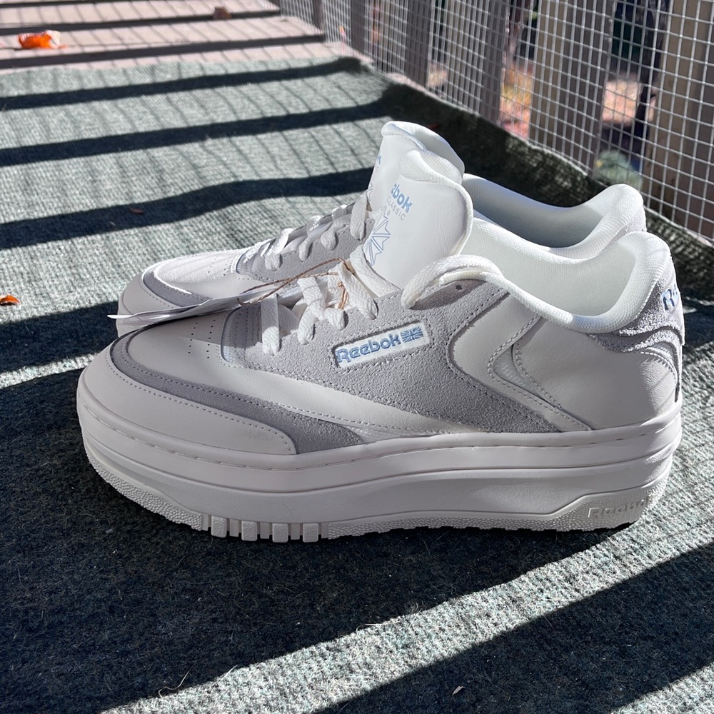 Reebok Club C Double Extra sneakers in chalk with light gray detail